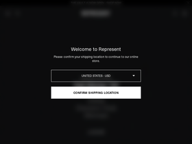 REPRESENT | ROW website screenshot