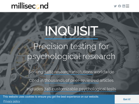 'millisecond.com' screenshot