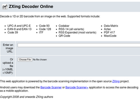 'zxing.org' screenshot