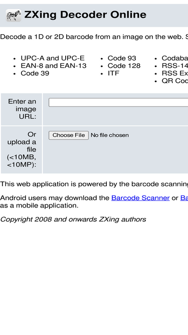 zxing.org Traffic Analytics, Ranking & Audience [May 2025