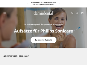 Demirdental GmbH homepage screenshot