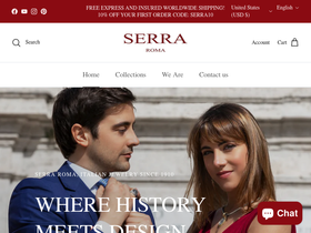 serraroma.com homepage screenshot