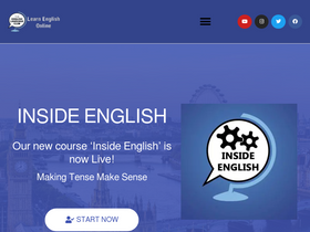 'englishlanguageclub.co.uk' screenshot