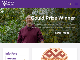 'wcu.edu' screenshot