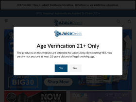 'ejuicedirect.com' screenshot