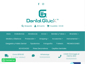 dentalgluck.mx homepage screenshot