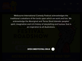 'comedyfestival.com.au' screenshot