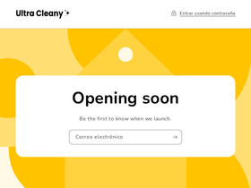 Ultra Cleany homepage screenshot