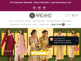 aachhoo.com homepage screenshot