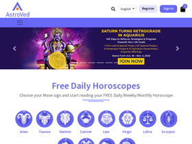 'astroved.com' screenshot