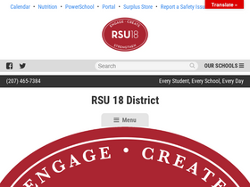 'rsu18.org' screenshot