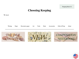 'choosingkeeping.com' screenshot