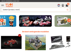 '1001hobbies.nl' screenshot