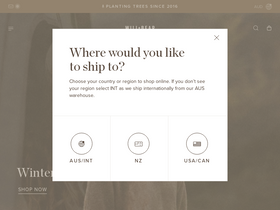 'willandbear.com' screenshot