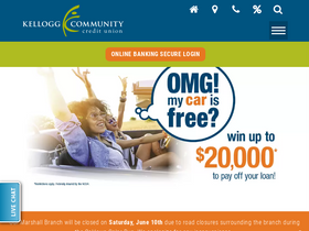 'kelloggccu.org' screenshot