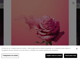 'lancome.com.ar' screenshot