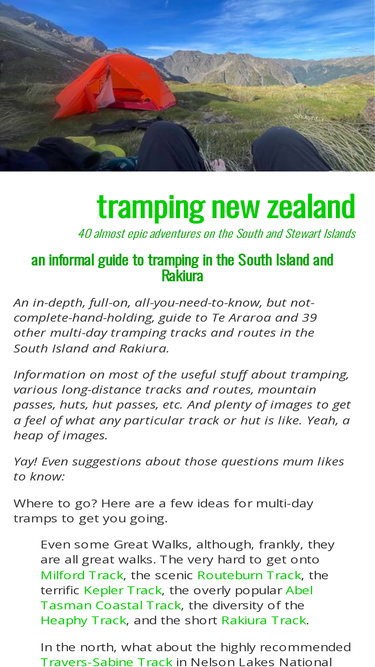 tramping.net.nz
