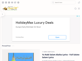 'sherekhudahazratali.com' screenshot