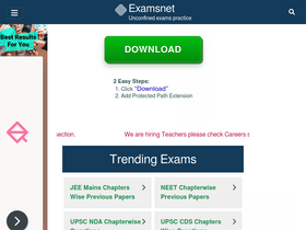 'examsnet.com' screenshot