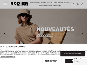 'rodier.fr' screenshot