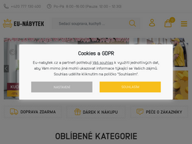 'eu-nabytek.cz' screenshot
