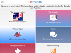 'myimmitracker.com' screenshot