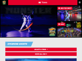 'hotwheelsmonstertruckslive.com' screenshot