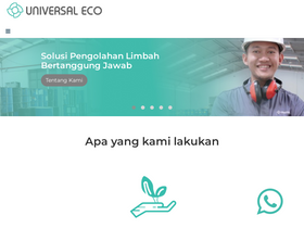 'universaleco.id' screenshot