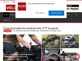 'velotech.fr' screenshot