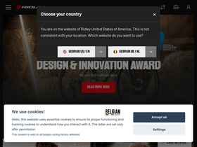 'ridley-bikes.com' screenshot