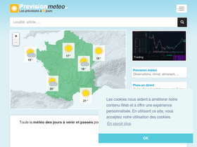 'prevision-meteo.ch' screenshot