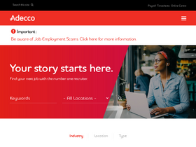 'adecco.com.au' screenshot