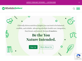 'wholisticmatters.com' screenshot