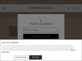 'cernucci.com' screenshot