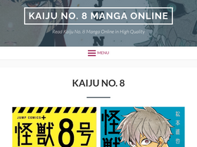 'kaiju-no-8.com' screenshot