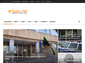 'tuzlalive.ba' screenshot