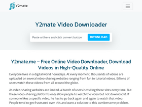 'y2mate.me' screenshot