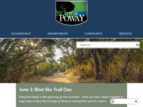 'poway.org' screenshot