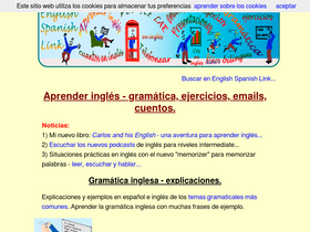 'englishspanishlink.com' screenshot