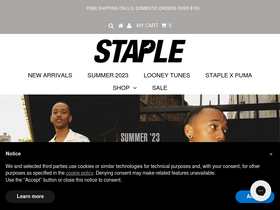 'staplepigeon.com' screenshot