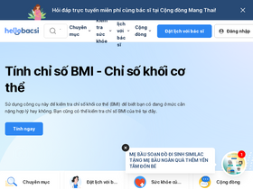 'hellobacsi.com' screenshot