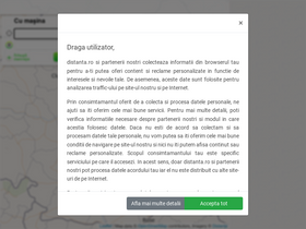 'distanta.ro' screenshot