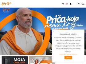 'bhtelecom.ba' screenshot