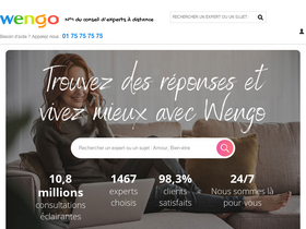 'wengo.fr' screenshot