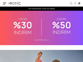 'hotic.com.tr' screenshot