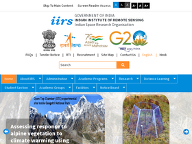 'iirs.gov.in' screenshot