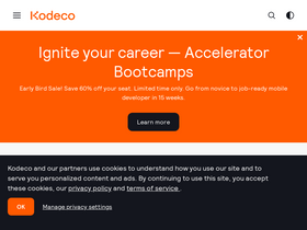 'kodeco.com' screenshot