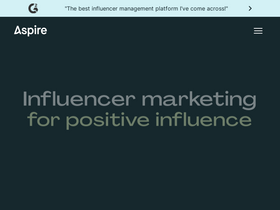 'aspire.io' screenshot