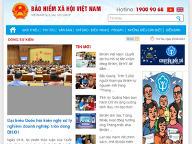 'baohiemxahoi.gov.vn' screenshot