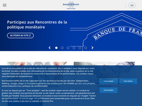 'banque-france.fr' screenshot